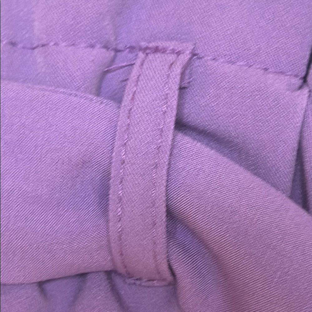 Vertigo Purple Straight Leg High-Waisted Pants - Picture 3 of 10